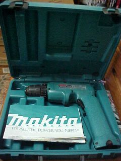 MAKITA 6095D CORDLESS 9.6V 3/8” DRILL   PARTS ONLY  IN ORIGINAL CASE