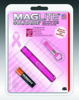 Maglite Pink Solitaire AAA Flashlight K3AMW6