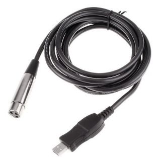 3M Microphone USB Mic Link Cable USB Male to XLR Female