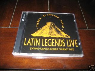 Latin Legends Live CD Tierra El Chicano Malo Soul RARE