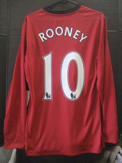 09 Manchester United Rooney Player Issue Jersey M