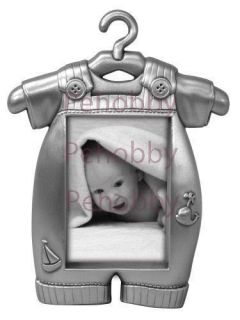 Malden Baby Pewter Juvenile Picture Frame Boys Outfit