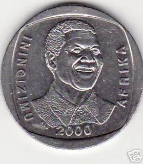 South Africa Mandela R5 Circulated 2000 Coin