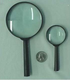 Quality Magnifiers 5X 10x with Glass Lenses Set of 2