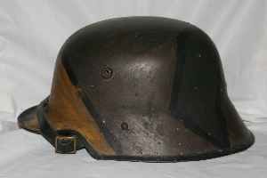 WWI Camouflage German Helmet