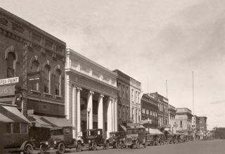 Maquoketa Iowa Main Street Downtown 1916 Large Photo