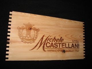 Castellani Figli Wine Crate Panel Marano Di Valpolicella Italy