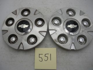 Lot of 2 Chevy S10 Xtreme 99 04 Wheel Center Caps Hubcaps