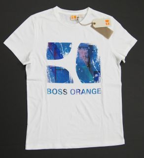Hugo Boss Orange Men Toy Crew Neck T Shirt White
