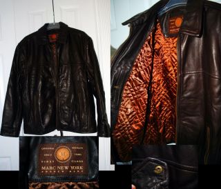 Marc New York Leather Jacket Size XL
