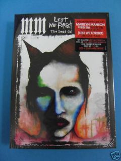 MARILYN MANSON   LEST WE FORGET [2 CD + DVD] $2.99 S&H