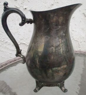 Rogers Silverplate Water Pitcher Mark w Eagle