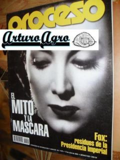 Maria Felix Proceso Mexican Magazine 2002 Read Condition