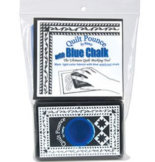Pounce Pad with Blue Chalk Powder Quilt Marking Tool by Hancy