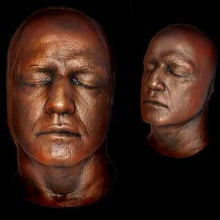 MARLON BRANDO Life Mask from The Godfather Life Cast Light Weight Gold