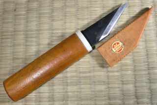 Carpenters Marking Knife with Sheath Japanese Vintage