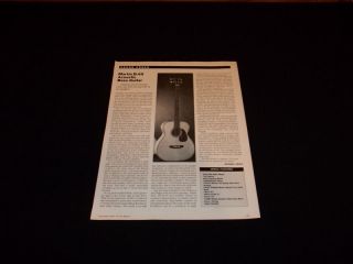 Vintage 80s Martin B 65 Acoustic Bass Guitar Article