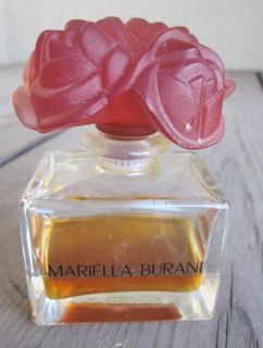 Perfume Mariella Burani Orange Floral Figural Bottle
