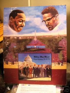 RARE 1995 Martin Luther King Million Man March Poster