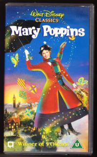 Mary Poppins Disney Classic VHS PAL Original Film