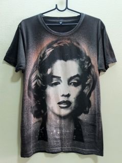 Marilyn Monroe Acid Bleach Icon Movie Star Pop T Shirt M