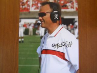 Georgia Bulldogs Mark Richt Autographed 11 x 14