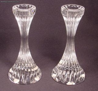 Pair of Baccarat Massena Candlesticks Height 6 1 8 Inches