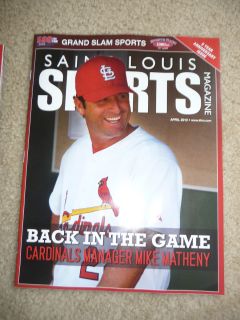 St Louis Sports Magazine April 2012 Cardinals Mike Matheny