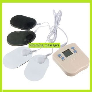 New 4 Pads Electronic Full Body Slimming Massager 8 Mode Burn Fat Pain