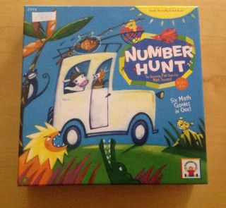 Number Hunt Discovery Toys six math games ages 4+ opened unused from