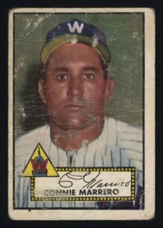 1952 Topps 317 Connie Marrero High Number