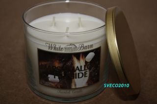 Bath Body Works White Barn Marshmallow Fireside 3 Wick Candle 14 5 oz