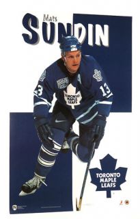 MATS SUNDIN TORONTO MAPLE LEAFS POSTER FROM 1997 NHL HOCKEY 22 BY 34