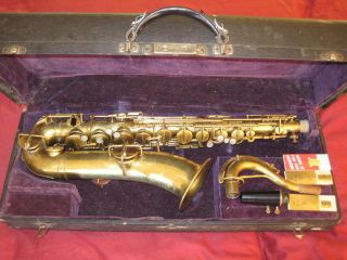 The Martin C Melody C Tenor vintage saxophone matching numbers low