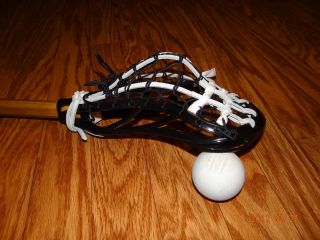  NEW black Maverik Prep CUSTOM STRUNG Pita lacrosse lax head stick