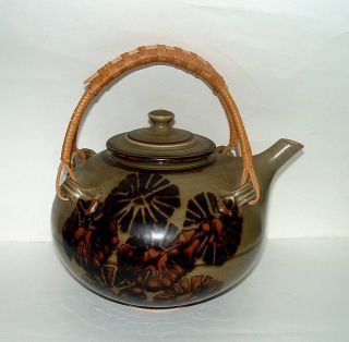 Artist Signed Ceramic Teapot by Tim Mather