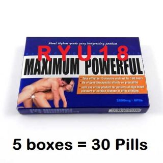 MAXIMUM POWERFUL 30 pill Best Male Enhancer NO Triple Extenzen African