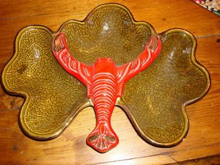 Vintage Maurice of California Lobster Serving Dish