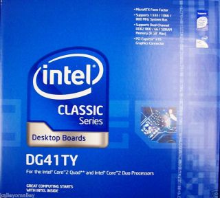 Intel DG41TY LGA775 MATX New Retail Box w Accessories