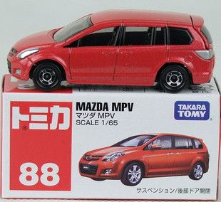 Tomy Tomica Matchbox No 88 Mazda MPV Red Diecast Car