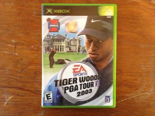 Tiger Woods PGA Tour 2003 Xbox 2002 Case and Manual Only No Game