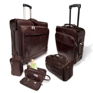 Italian 5 Piece Leather Luggage for Maserati Coupe