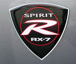 Mazda RX7 RX 7 FD Spirit Emblem Badge Brand New