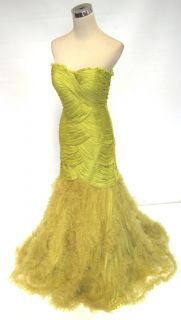 Morrell Maxie $680 Lime Pageant Wedding Gown 14