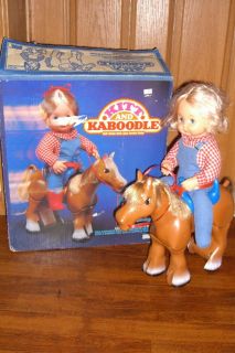 RARE Vintage Kitt Kaboodle Horse Pony Ideal 1984 CBS