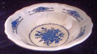 Mayhill Federalist Ironstone Bowl with Blue Flowers