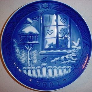 2001 Annual Plate Royal Copenhagen