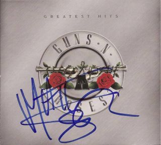 Matt Sorum Signed Autographed Guns N Roses CD Booklet