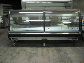 Seafood or Meat Case Tyler Gravity Coil Curved Glass Display