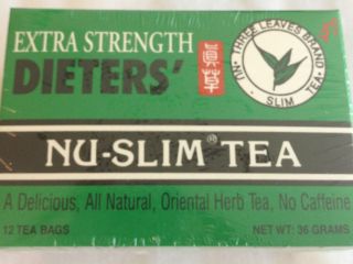 Nu Slim Tea Extra Strength Diet Tea Weight Loss Herbs Cleanse